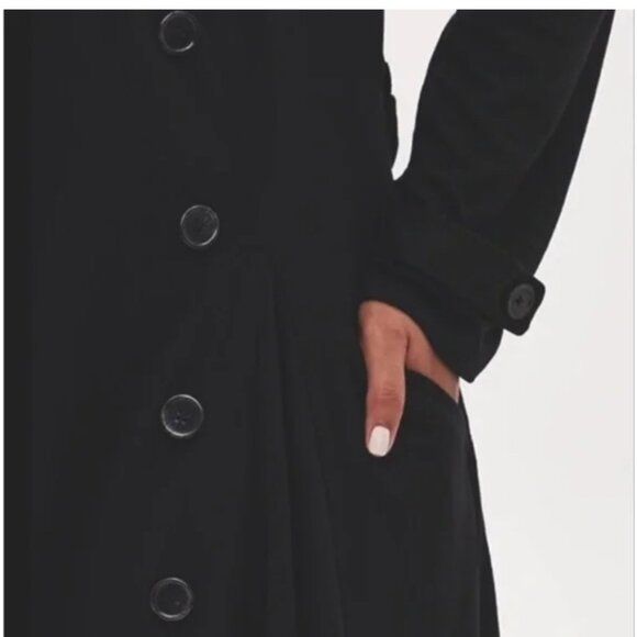 Fit and Flare Double-breasted Military style coat - Picture 3 of 8